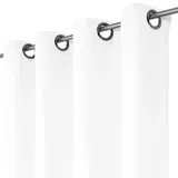 BestLivings Dekoschal Ellen Ösen cm x 245 cm weiß