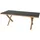 Siena Garden Catania Gartentisch 200 x 90 x 74 cm Teak-Optik/Dark Concrete