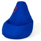 go gift Sitzsack, Blau, 140 x 100 cm, Birne