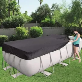 BESTWAY Poolabdeckung Blau 404x201x100 cm