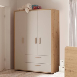 Mäusbacher Kleiderschrank Lilly 138 x 189 cm Dekor Grau