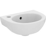 Ideal Standard Handwaschbecken Eurovit 35 cm 1 Hahnloch mit Überlauf Weiß