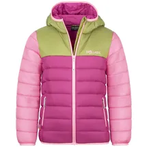 TROLLKIDS Eikefjord Steppjacke Hedge Green/Candy Pink 122