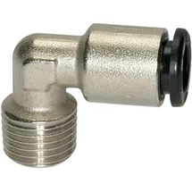 Riegler L-Steckverschraubung »click-clock«, R 1/8 a., Schlauch-Außen- Ø6