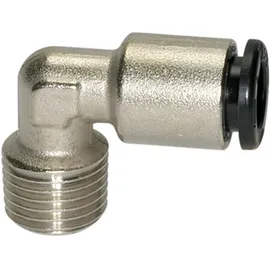Riegler L-Steckverschraubung »click-clock«, R 1/8 a., Schlauch-Außen- Ø6