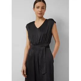 s.Oliver Satin-Jumpsuit mit Extra Wide Leg - schwarz - 38