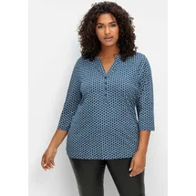 Sieh an! Shirt in dunkelblau-bedruckt | Gr.: 50