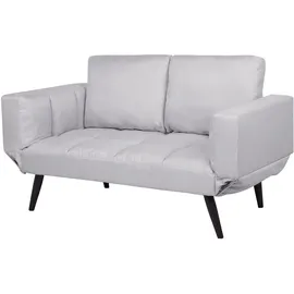 Beliani Sofa Hellgrau Brekke