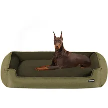 hmtope Hundebett 120 x 90 cm olivgrün