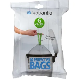 Brabantia PerfectFit Müllbeutel Typ G 25-30 L, 40 Stck