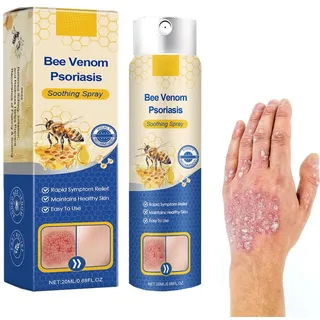 1/2/3PCS Bienengift-Psoriasis-Behandlungsspray, Bienengift-Psoriasis,Bienengift Behandlung Spray,Bienengift Psoriasis Spray für alle Hauttypen, Natürlich Und Wirksam (1)