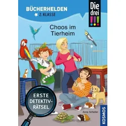 KOSMOS 170113 Die drei !!! Bücherhelden 2. Klasse Chaos im Tierheim