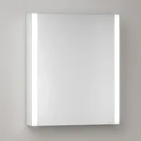 Keuco Somaris Spiegelschrank Wandvorbau 1-türig, mit Spiegelheizung, Anschlag links,