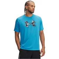 Under Armour Tech Print Fill Kurzarm-t-shirt - Ether Blue