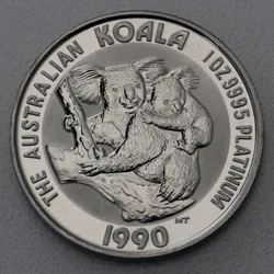 Platinmünze 1oz Koala verschiedene Jahrgänge diff. (Australien)