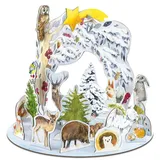 Korsch Verlag Steck-Adventskalender »Tiere im Winter«