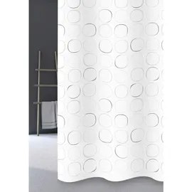 GRUND Duschvorhang Lentils 180 x 200 cm grau