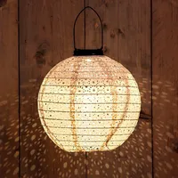 Spetebo 1.03 Hochwertiger Solar Lampion aus Papier - ca.