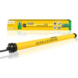 Schellenberg persianas 20407 Maxi Plus 6 Nm, Hasta 4 m2 de superficie, Motor Tubular para eje 40 mm, Komplettset inkl. Wandhalterung, SW 40 / Zugkraft 15 kg, Mini, 6Nm