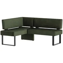 Home Affaire Eckbank Oliver mit Metallgestell, Küchenbank, verschiedene Bezüge Cord Esszimmerbank OTTOs Choice grün 220 cm x 89 cm x 160 cm