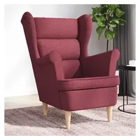 VidaXL Sessel Weinrot 74x84x100 cm Stoff
