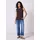 street one studio Damen, Jersey-Top mit Chiffon - 46