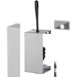basicline WC-Bürstengarnitur Basicline Edelstahl matt
