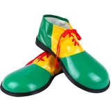 BESTOYARD Clown Schuhe Weihnachten Party Kostüm Stiefel Clown Schuhüberzieher für Frauen Männer (Grün)