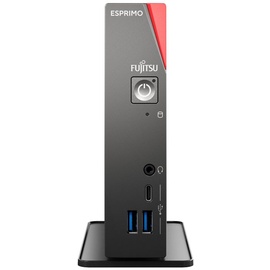 Fujitsu ESPRIMO G6012 i3 8 GB DDR4-SDRAM 256 GB SSD Windows 11 Pro Mini-PC Schwarz,