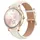 Colmi L28 BT 40 mm Edelstahlgehäuse gold Lederarmband gold One Size