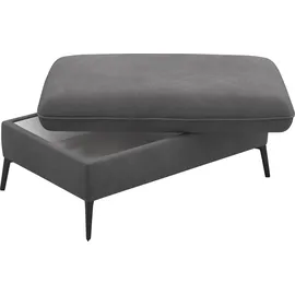 sit&more Polsterhocker Emely 104 x 47 x 69 cm Grau