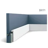 Orac SX171 Axxent Abdeckleiste Zierleiste Fußleiste Modernes Design Weiß