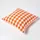 Homescapes Kissenbezug Kariert 45 x 45 cm Orange