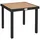 Outsunny Gartentisch 80 x 80 x 74 cm Beige