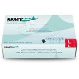 SemyCare Einweghandschuhe Nitril schwarz 100 Stk