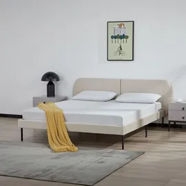 [en.casa] Porvoo 160 x 200 cm Beige