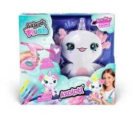 canalit Airbrush Plush Leuchtender Axolotl dekoriere deinen eigenen Plüsch waschbar