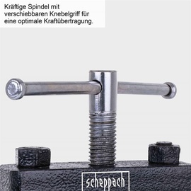 SCHEPPACH Rohrschraubstock SPV50 Spannweite 0-75mm Spannbackenlänge 65 mm