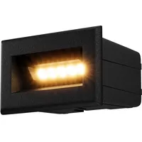 Maytoni Treppenleuchte Außenlampe Flurleuchte Leuchte IP65 LED Metall Schwarz