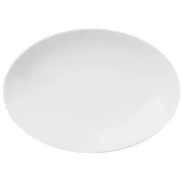 Thomas Porzellan Servierplatte Loft by Rosenthal Weiß Platte 27 cm oval tief, Porzellan weiß