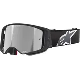 Alpinestars Supertech Corp Crossbrille verspiegelt - schwarz-grau Silber-Verspiegelt