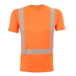T-Shirt Lyocell "ALLROUND WARNSCHUTZ" - XL - warnorange