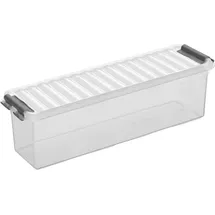 SUNWARE Aufbewahrungsbox Q-Line 27 x 8,4 x 9 cm 1-tlg. transparent