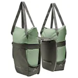 Vaude Twinshopper Uniklip 2 Fahrradtasche (Größe 44L, oliv)