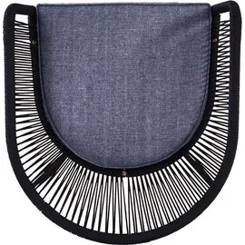 Estexo Gartenstuhl Lounge Stuhl 2er Set Gartensessel 56 x 76 x 56 cm schwarz