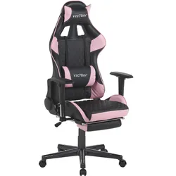 Gaming Stuhl VICTORY Kunstleder Rosa