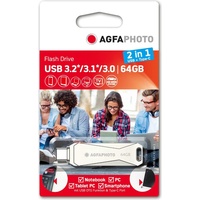 AgfaPhoto USB 3.0 2in1 64GB USB-TypeC