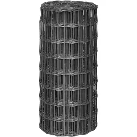 vidaXL Eurozaun 25 x 0,8 m Grau/Stahl