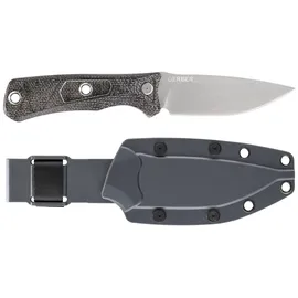 Gerber Outdoormesser, Convoy, Holster aus glasfaserverstärktem Nylon, Micarta-Griffschalen, Rostfreier 440A Stahl, Klingenlänge: 9,9 cm, Grau, 1066483