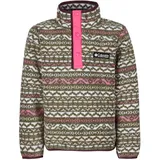 Columbia HelvetiaTM Ii Printed Snap Fleece Mit Halbem Reißverschluss - Pink Ice - 4-5 Jahre